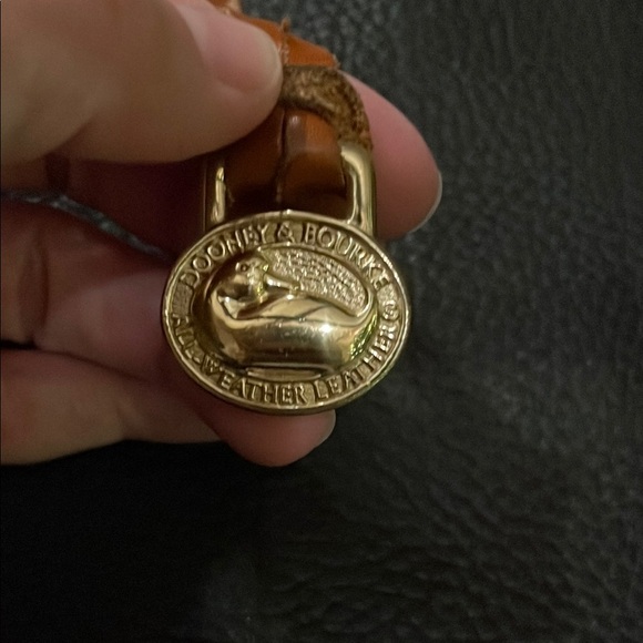 Dooney & Bourke Black and Brown Leather Handbag - Picture 5 of 5